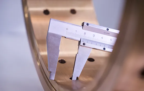 Quality inspection of an industrial steel casting