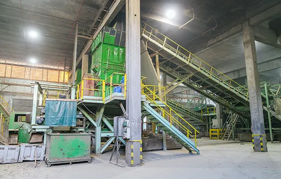 Manganese steel wear parts used in metal recycling and shredding